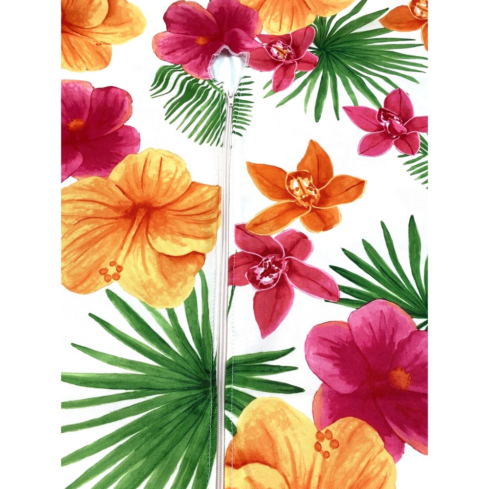 Tablecloth Tropical 60x84 Umbrella Indoor Outdoor Polyester Washable by Sonoma